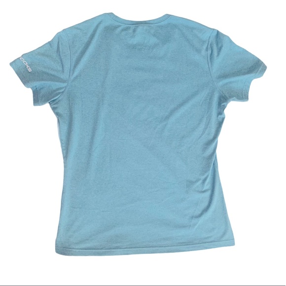 Brooks Running Distance Graphic Technical Tee Blue - Picture 10 of 13